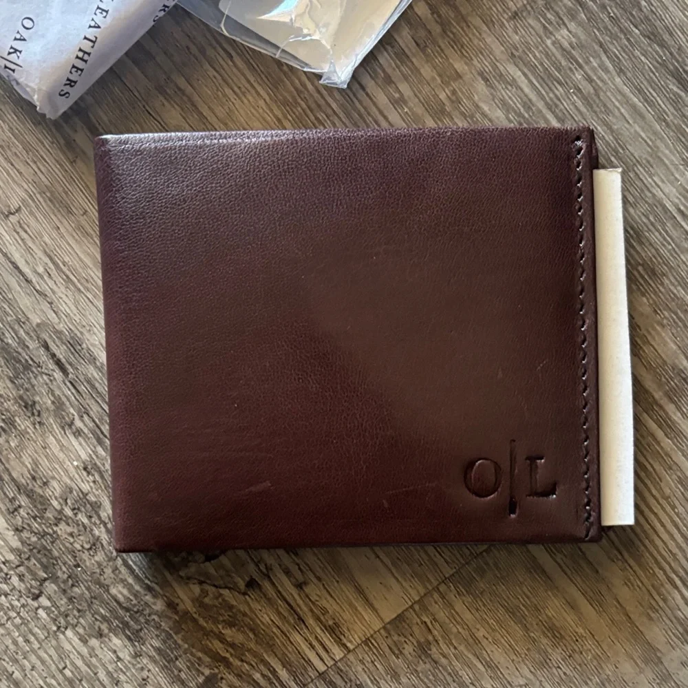 Rea Leather Brown Leather Men's Wallet with Subtle Logo